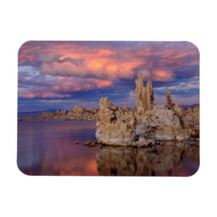Tufa-formaties op Mono Lake Magneet