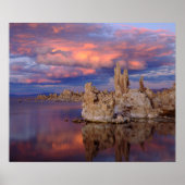 Tufa-formaties op Mono Lake Poster (Voorkant)