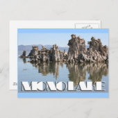 Tufa op Mono Lake Briefkaart (Voorkant / Achterkant)