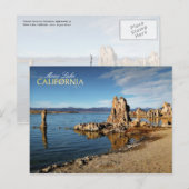 Tufa Towers aan het Mono Lake, Californië Briefkaart (Voorkant / Achterkant)