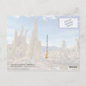 Tufa Towers, Mono Lake, Californië Briefkaart (Achterkant)