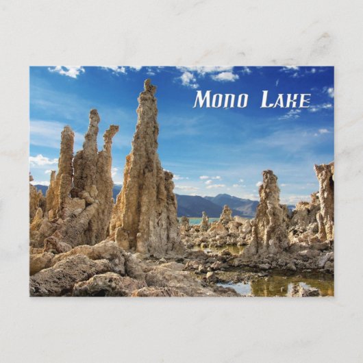 Tufa Towers, Mono Lake, Californië Briefkaart (Voorkant)