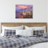 Tufafformaties op Mono Lake Canvas Afdruk (Insitu (Slaapkamer))