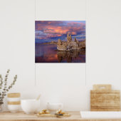Tufafformaties op Mono Lake Poster (Keuken)