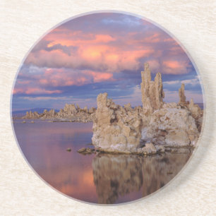 Tufafformaties op Mono Lake Zandsteen Onderzetter