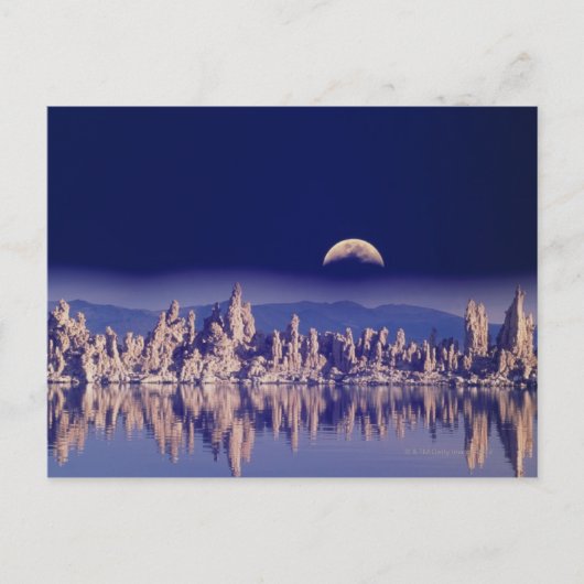 Tufas en Moon Briefkaart (Voorkant)