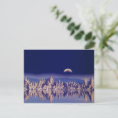Tufas en Moon Briefkaart (Staand voorkant)