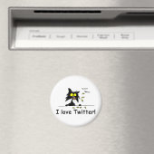 Tuff Kat houdt van Twitter Magneet (Insitu (Vaatwasser))