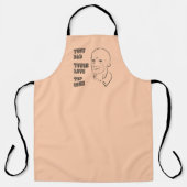 Tuff papa, stoere liefde, top weg schort (Voorkant)