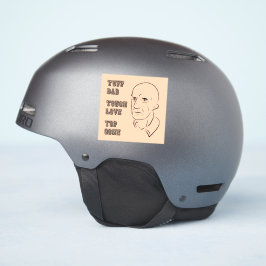 Tuff papa, stoere liefde, top weg sticker