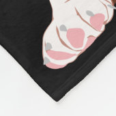 Tuff Pup Playful Bulldog Puppy Fleece Deken (Hoek)