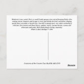 Tuffed Titmouse Briefkaart (Achterkant)