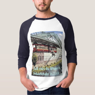 Tuffi rijdt de Wuppertal Schwebe.. T-shirt