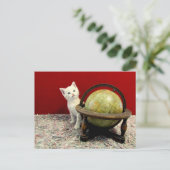 Tuffy McDuff over de hele wereld - Kat / Keuten Briefkaart (Staand voorkant)