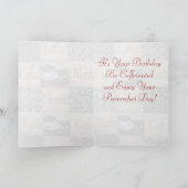 Tuffy McDuff's Mocha Dream Cat Birthday Kaart (Binnen)