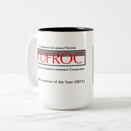 TUFROC IOTY mok.f Tweekleurige Koffiemok (Voorkant links)