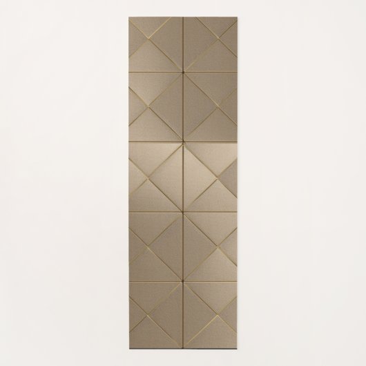 Tufted Antiek Gold - Yoga Mat (Voorkant)