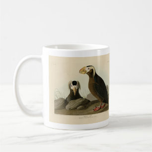 Tufted Auk (Puffin) - Amerikaanse vogels van Audub Koffiemok
