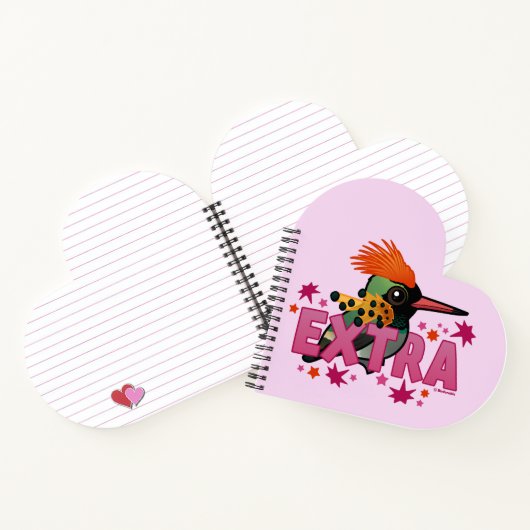 Tufted Coquette is *EXTRA* Notitieboek (Binnen)