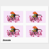 Tufted Coquette is *EXTRA* Rechthoekige Sticker (Vel)