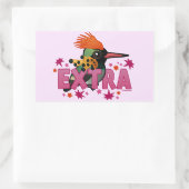 Tufted Coquette is *EXTRA* Rechthoekige Sticker (Tas)