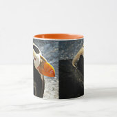 Tufted Puffin Seabird Foto Mok (Midden)