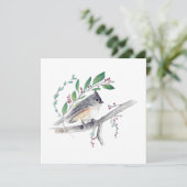 Tufted Titmouse Bird Art (Staand voorkant)