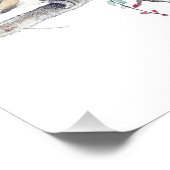 Tufted Titmouse Bird Art Photo Print Foto Afdruk (Hoek)