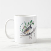 Tufted Titmouse Bird Coffee Mok (Links)