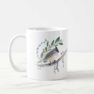 Tufted Titmouse Bird Coffee Mok