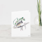 Tufted Titmouse Bird Kaart (Voorkant)