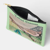 Tufted Titmouse Bord Groen Etui (Open)