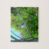 Tufted Titmouse Fledgling Baby Bird Legpuzzel (Verticaal)