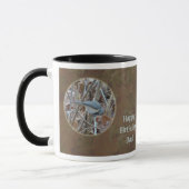 Tufted Titmouse Songbird Dad Birthday Mok (Links)