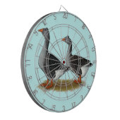 Tufted Toulouse Geese Dartbord (Voorkant Links)