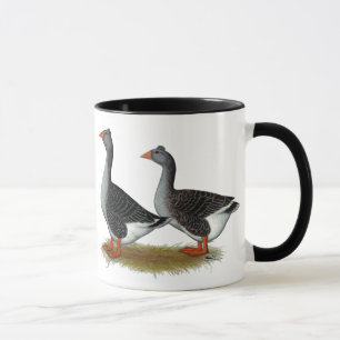 Tufted Toulouse Geese Mok