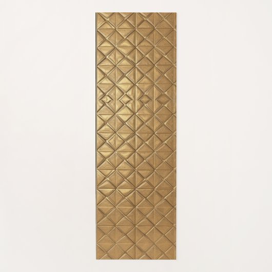 Tufted True Gold - Yoga Mat (Voorkant)