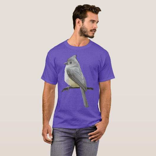 Tufteditmouse Vogelvrienden T-shirt (Voorkant volledig)