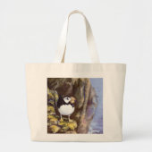 Tuften Puffin Cotton Hand Carry Bag Grote Tote Bag (Voorkant)