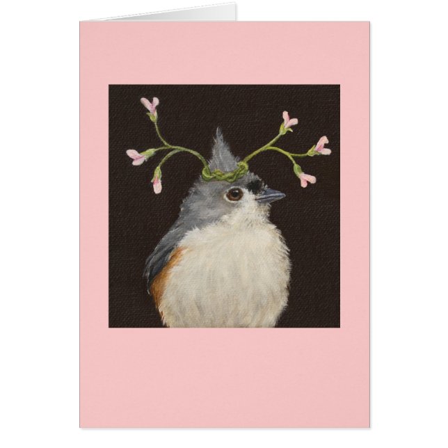 Tuftitmuis met hog-pindakaart (Voorkant)