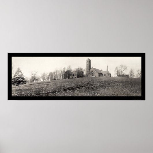 Tufts College Medford Foto 1910 Poster (Voorkant)