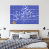 Tug Boat Canvas Afdruk (Insitu (Slaapkamer))