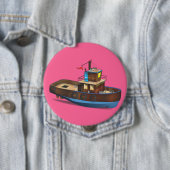 Tug Boat Ronde Button 4,0 Cm (In situ)