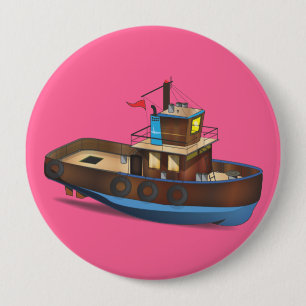 Tug Boat Ronde Button 4,0 Cm