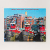 Tug Boats Portsmouth New Hampshire Jigzaag Puzzle Legpuzzel (Horizontaal)