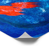 Tug boten op zee acrylschilderij van Kay Gale Poster (Hoek)