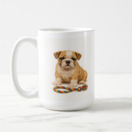 Tug Life - Bulldog Pup met houding Koffiemok