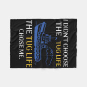 Tug Life Tugboat Funny Boating Quote Fleece Deken (Voorkant (Horizontaal))