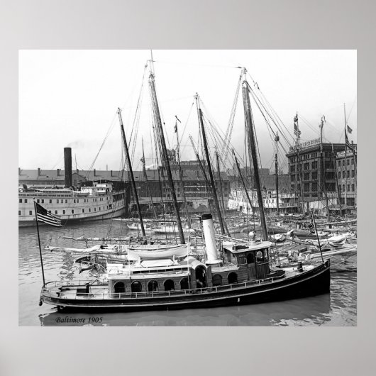 Tug & Luggers Poster (Voorkant)