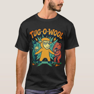 Tug-O-Wool Politiek Schaap Grappig T-shirt